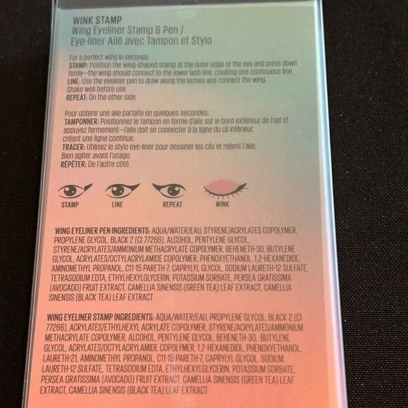 🌷 Kaja Wink Stamp Wing Eyeliner Pen and Stamp New FullSz Black - Picture 3 of 7